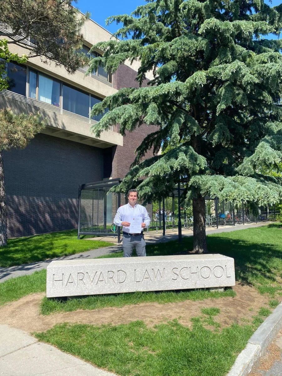 Carlos Cuadrado Gómez-Serranillos en Harvard Law School.